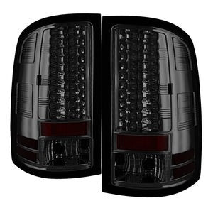 Spyder LED Tail Lights - Smoke Sierra 2007.5-2014 LBZ/LMM/LML