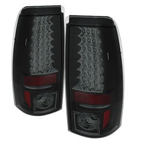 Spyder LED Tail Lights - Black Smoke 2001-2007 LB7/LLY/LBZ