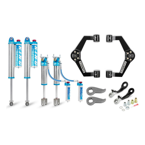 Cognito 3" Elite Leveling Kit w/King 2.5 Reservoir Shocks, 2020-2025 L5P