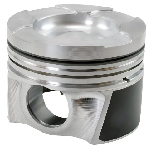 MAHLE Motorsports Forged Aluminum Piston Kit (1500 HP), 2001-2016 LB7/LLY/LBZ/LMM/LML
