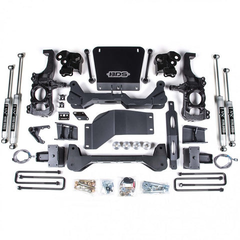 BDS 6.5" High Clearance Suspension Lift Kit NX2 Shocks, 2020-2024 L5P