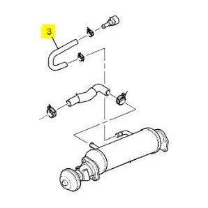 EGR to Heater Core Return Hose DMAX-2622