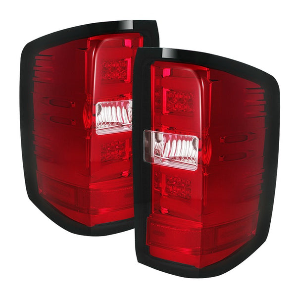 Spyder LED Tail Lights - Red 2015-2016 LML