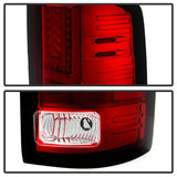 Spyder LED Tail Lights - Red Sierra 2015-2018 LML/L5P