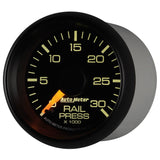 Autometer 2-1-16" Fuel Rail Pressure Gauge, 0-30K PSI, Stepper Motor, GM Factory Match 2001-2007