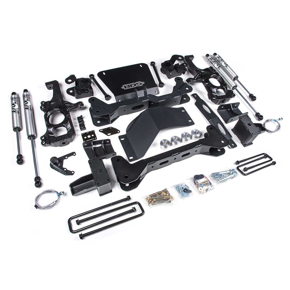 BDS 6.5" High Clearance Suspension Lift Kit Fox 2.0 Shocks DmaxStore