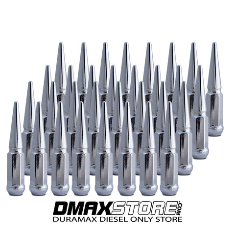 Metal Lugs Spiked Lug Nut Set (Chrome) – DmaxStore