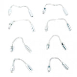 Stainless Steel High Pressure Injector Lines (Set Of 8), 2006-2010 LBZ/LMM