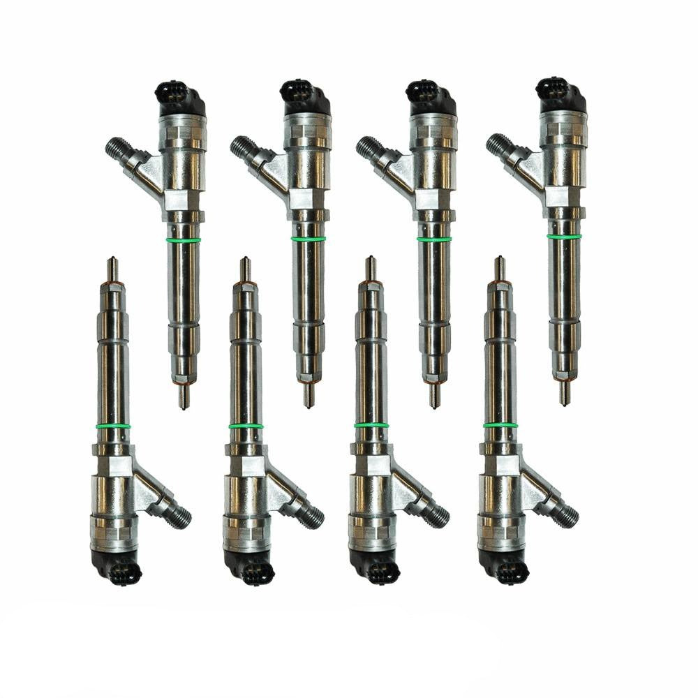 Set of 8 Genuine Bosch Reman Precision LLY Fuel Injectors DmaxStore