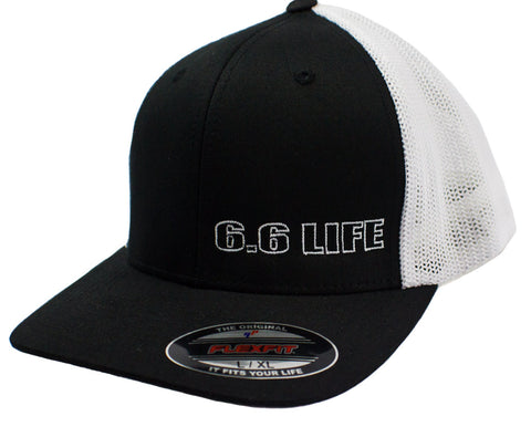 DmaxStore 6.6 Life Trucker Hat (Black-White)