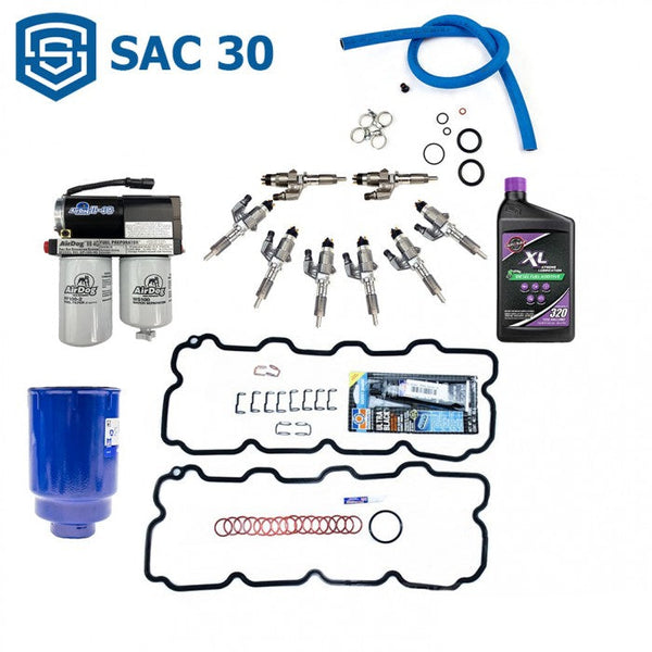 Ultimate SAC30 Injector Replacement Package 2001-2004 LB7