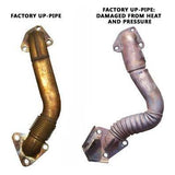 PPE High Flow OEM Replacement Up-Pipes, 2001-2004 LB7 Federal Emissions