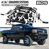 BDS 6.5" Coilover Lift Kit, 2001-2010 LB7/LLY/LBZ/LMM