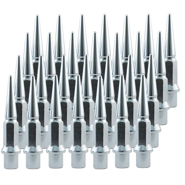 Metal Lugz #7204K8 Spiked Lug Nut Set (Chrome) Dually