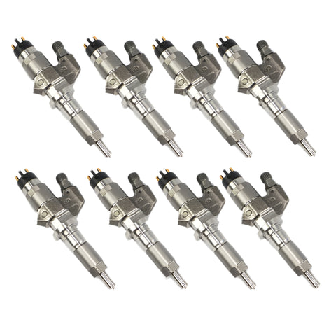 Exergy SAC 45% Over Reman Injector Set, 2001-2004 LB7