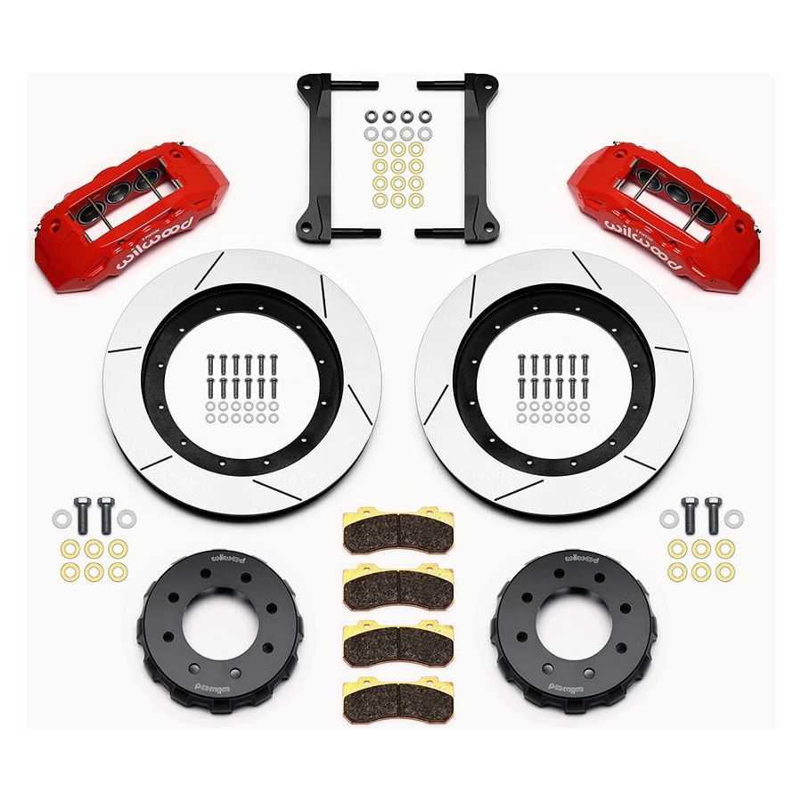 Wilwood TX6R Front Kit 16.00in Black 1999-2010 GM H2 Truck/SUV 2500