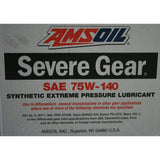 Amsoil Severe Gear® Synthetic Extreme Pressure Gear Lube 75W-140 EASY PACK(Quart)