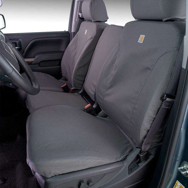 Carhartt SeatSaver Seat Covers Carhartt Gravel, 2007.5-2014 LMM/LML