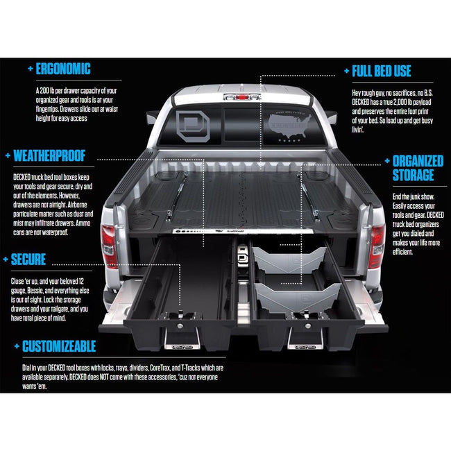 Decked Truck Bed Tool Boxes XG2 XG4 XG5 XG8 XG10 – DmaxStore