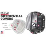 G2 Ball Milled Aluminum Brute Differential Cover