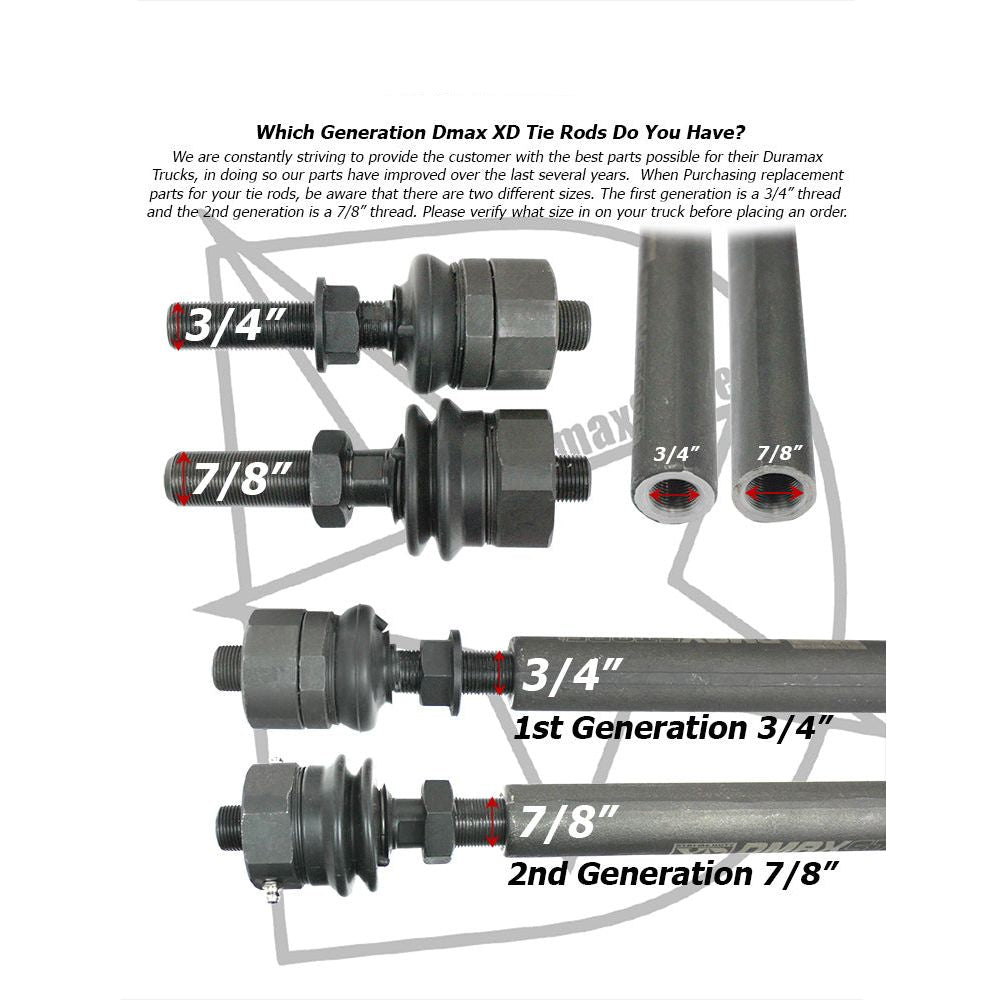 DMAX XD Inner Tie Rod (20112024) DmaxStore