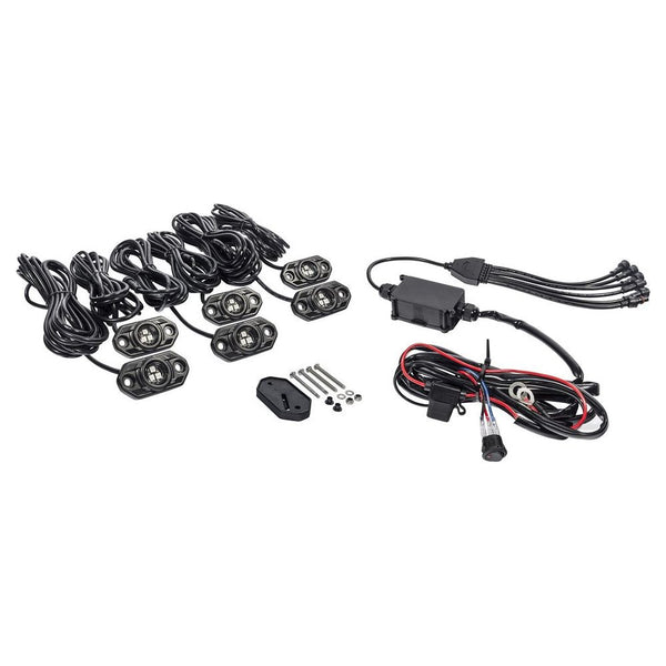 KC C-Series RGB LED Rock Light Kit - 6 PC