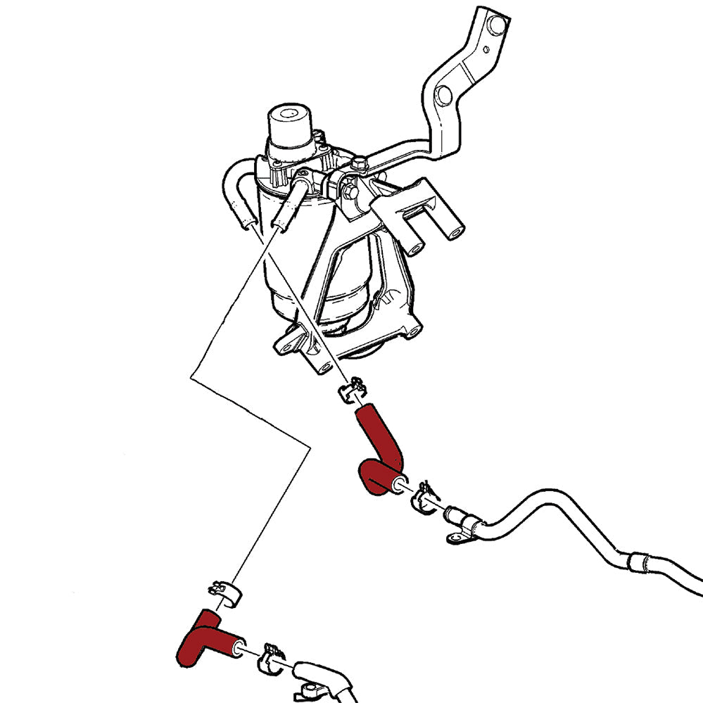 GM Fuel Filter Head Hose Kit DMAX6277+DMAX6274 DmaxStore