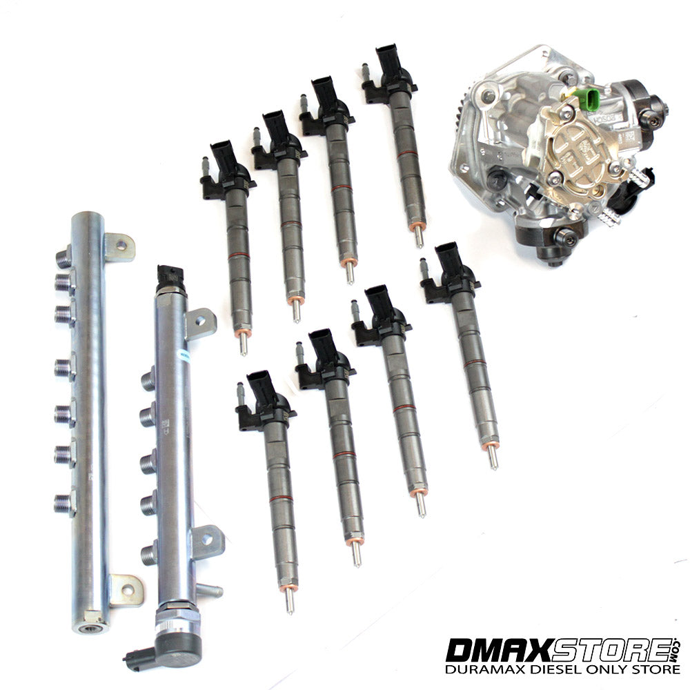 GM Fuel Injection Pump, Rail, & Injector Replacement Kit, 20112016 LM DmaxStore