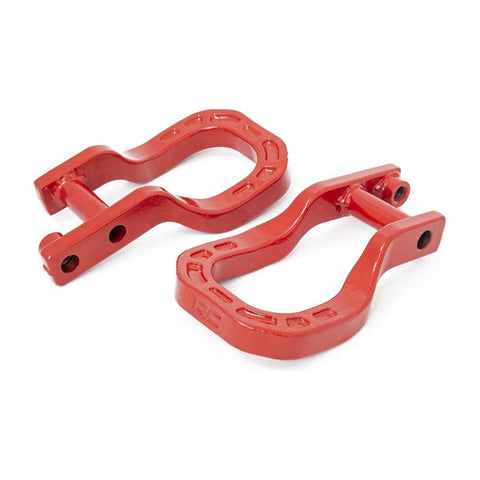 Rough Country Forged Tow Hooks Red RS132