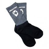 DmaxStore Grey Crew Socks