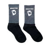 DmaxStore Grey Crew Socks