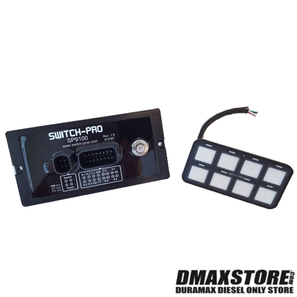SwitchPros SP9100 Bezel Style 8 Switch Panel W/Concealed Mounting