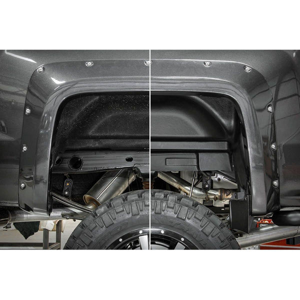 Rough Country Rear Inner Wheel Well Liners, 2015-2019 Silverado LML/L5P